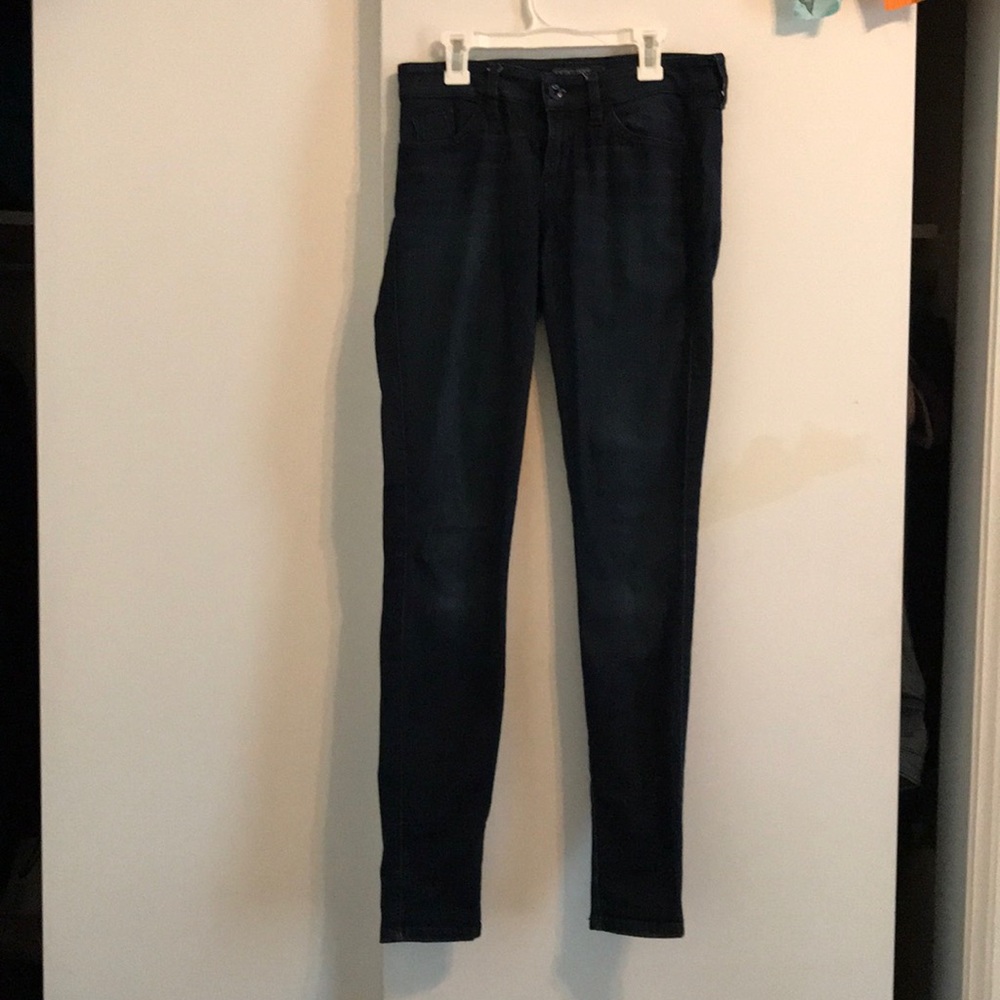 Dark wash skinny leg Guess jean